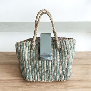 Btb Los Angeles Straw Tote